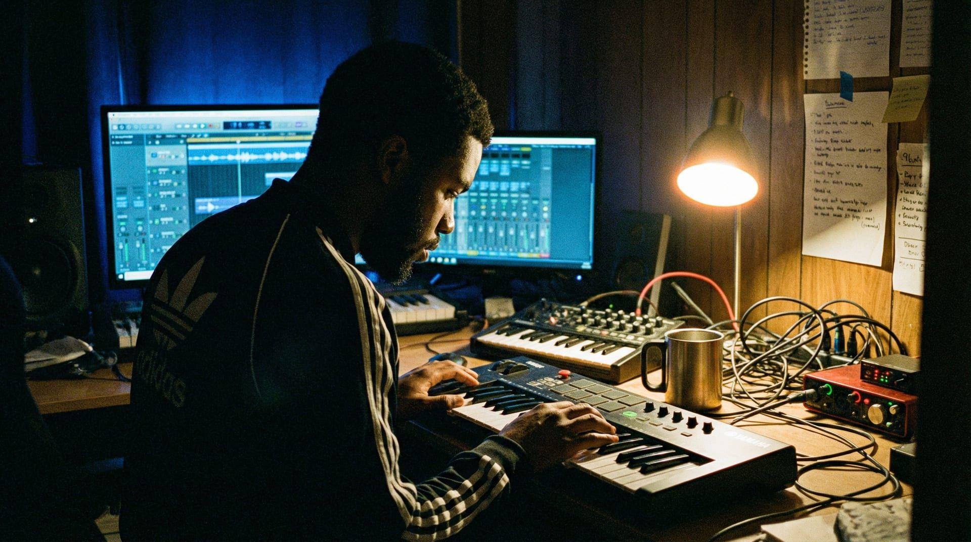 Producer working in a studio — TogetherWeRise MVP launch